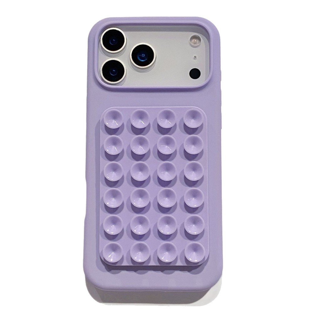 Giá đỡ cốc hút Thích hợp cho vỏ điện thoại 17promax iPhone16 / 15 Silicon lỏng 14 / 13 Vỏ chống sốc