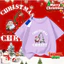 COD (Hồ Chí Minh) DREAMY BABY Áo thun cotton 100% Noel in các yếu tố Noel phong phúTZ23