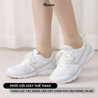 [DEAL QUÀ TẶNG] Combo 7 đôi tất dưỡng gót chân chống khô nứt GOMTAT, vớ ủ gót có lớp silicon làm mềm gót - TYU-1027