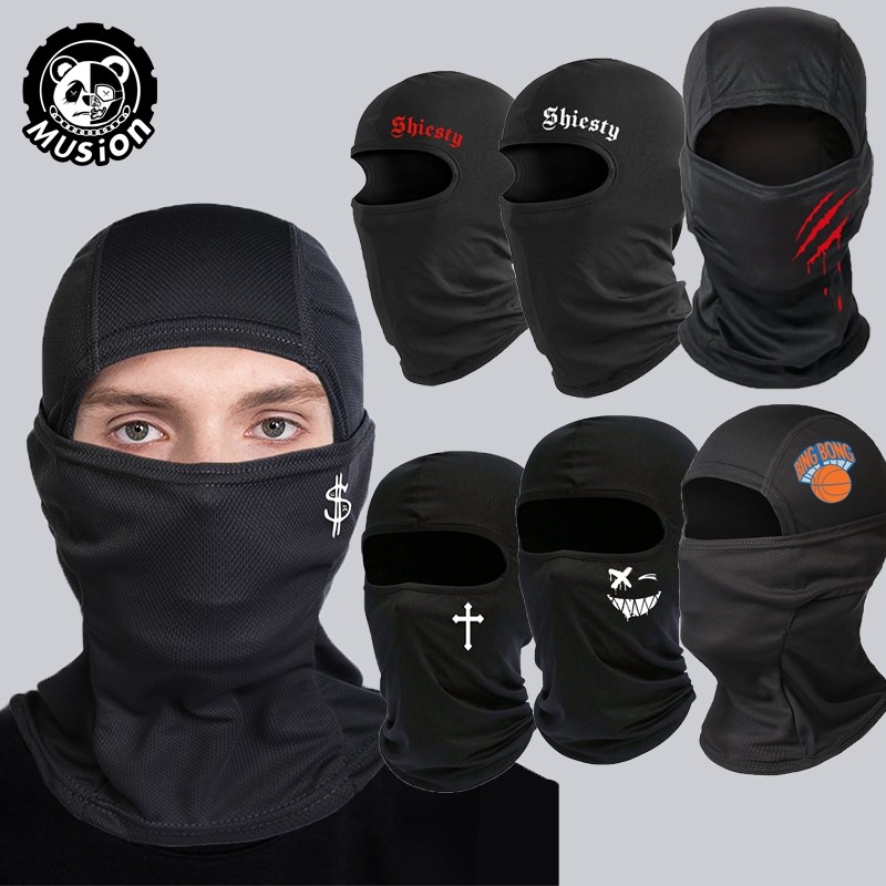 Múison Kính Thoáng Khí Lỗ Balaclava Bandana Ice Silk - Phù hợp nam giới đi xe đạp và xe máy