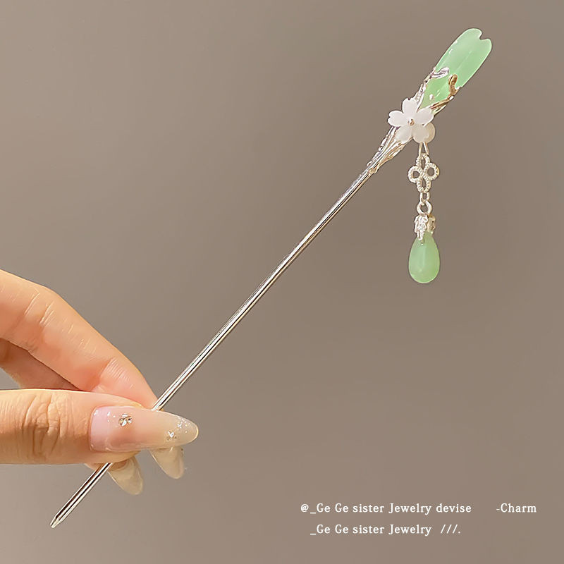 Phong Cách Mới Bán Hanfu Tua Rua Hoa Kẹp Tóc Niche Thiết Kế Cao Cấp Kẹp Tóc Cổ Kẹp Tóc Phụ Kiện Tóc