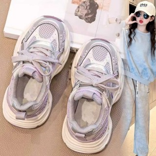 Mới Trẻ Em Giày Thường Ngày Cho Bé Gái Bé Trai Air Mesh Thời Trang Trẻ Em Thể Thao Chạy Bộ Giày Thể Thao Mềm Mại Chống Trơn Trượt Thoáng Khí