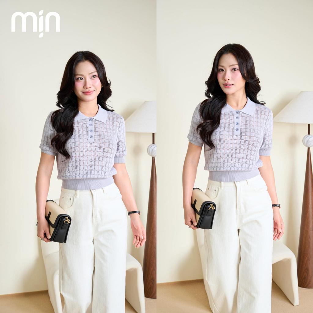(Deal mở bán) Áo Polo nữ cộc tay PL09 Mịn VN Bo eo, Cổ bẻ,  Cotton Dệt Kim mềm mịn co dãn, họa tiết ô vuông