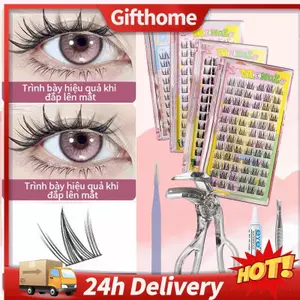 🚚【giao Hàng 24h】10 Cặp Lông Mi Giả Cat Paw Hướng Dương Siêu Tự Nhiên Và Hiệu Ứng Mở Mắt Dày