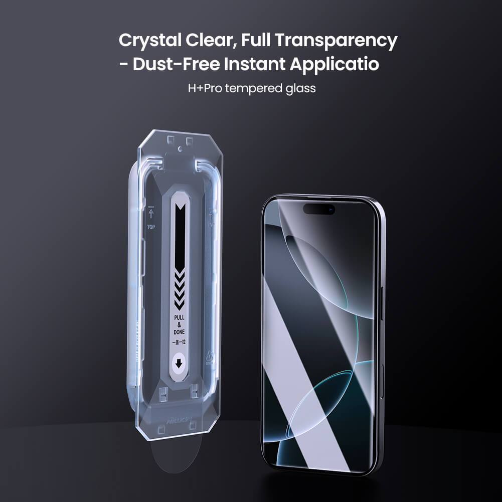 [Chính Hãng] Kính Cường Lực Nillkin H+ Pro Cho iPhone 17/16/15/14/13/12 - Siêu Mỏng 0.2mm, Chống Vỡ, Trong Suốt