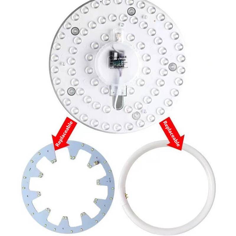 Lat 1 Bộ Bảng Điều Khiển Đèn LED Hút Từ Tính Vòng Tròn 12W 18W 24W 36W 48W 72W LED Tròn AC220V Đèn Trần Nguồn Sáng Linh cẩu