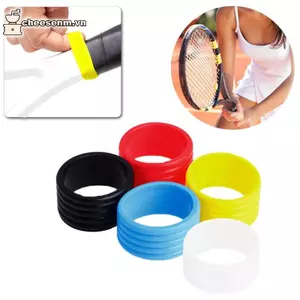 Cheenm Tennis Raet Grip Vòng Cao Su Cầu Lông Bát Overgrip Fix Dây Linh Hoạt Hoàn Thiện Bảo Vệ Thể Thao Ngoài Trời Đỏ VN