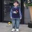 Bộ Gile Bé Trai 3 Chi Tiết – Sơ Mi Kẻ Xanh Phối Quần Jean Bò, Set Smart Boy Thời Trang Cho Bé