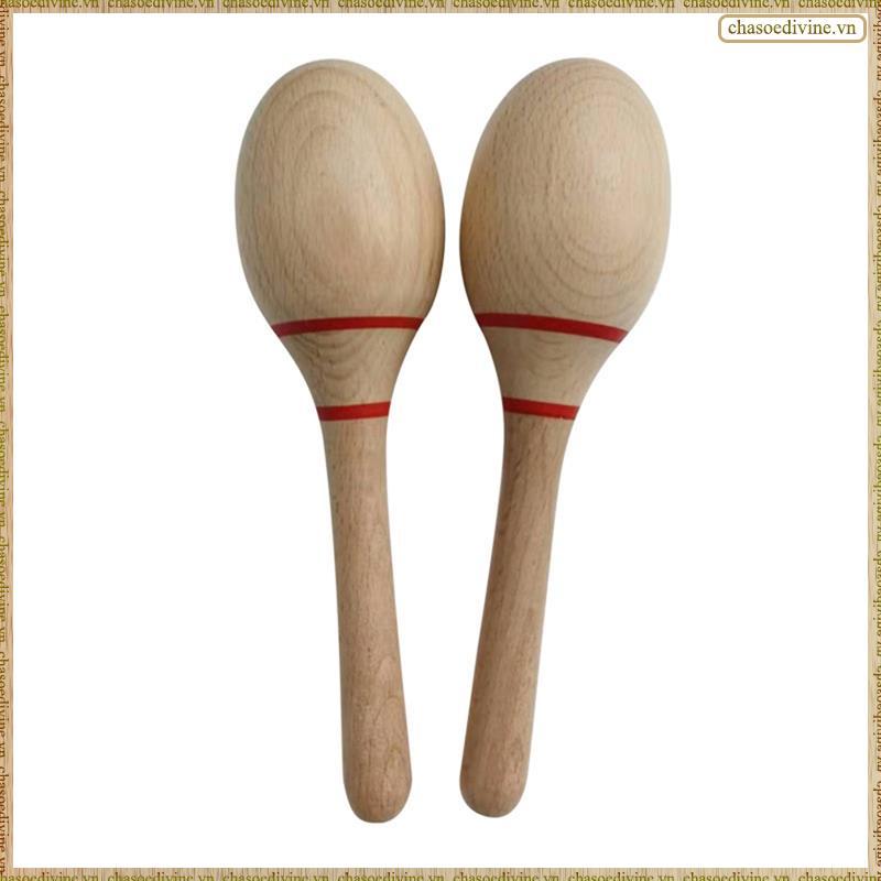 [K O G X] Máy lắc Rumba bằng gỗ sồi Maracas Nhạc cụ Latin Nhạc cụ dành cho trò chơi Đảng ủng hộ