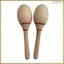 Máy lắc Rumba bằng gỗ sồi Maracas Nhạc cụ Latin Nhạc cụ dành cho trò chơi Đảng ủng hộ