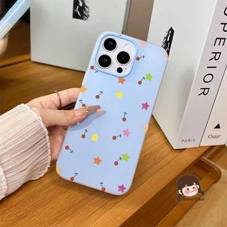 Ốp Điện Thoại Màu Trơn Dopamine Star Cherry Hoạt Hình Cho Redmi Note 15 Pro Plus 14 Pro Plus SE 14S 13 Pro Plus 12S 4G 5G Màu Kẹo Dễ Thương 2 Trong 1