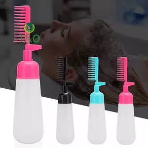 Chai nhuộm tóc loại ép 150ml Chai dầu gội tích hợp Chai nhuộm tóc Chai dầu nướng Salon DIY Tool [mới]