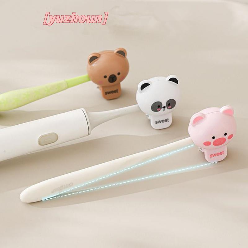 [yuzhoun] Nắp kẹp đầu bàn chải đánh răng điện hoạt hình chống bụi, dùng khi du lịch