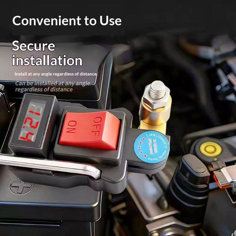 Ngắt kết nối pin JINHF cho ô tô có màn hình điện áp kỹ thuật số Đa năng 12V 24V Cắt nguồn an toàn cho xe ngoài trời HOT