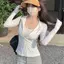 JRP Nữ Thể Thao Chống Nắng Áo Sơ Mi Mùa Hè Chạy Bộ Chặt Phù Hợp Với Tia UV Qui Khô Thoáng Khí Top Cho Tập Yoga Tập Gym Và Tập Thể Dục JRP