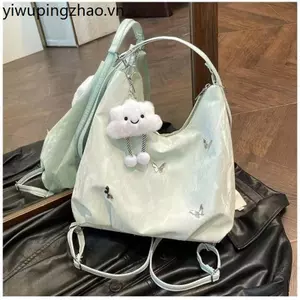 Thường Ngày Túi Dung Tích Lớn Nữ Nhiều Năng Một Vai Túi Nhỏ Xô Túi Văn Học Người Ảnh Hưởng Sinh Viên Phù Hợp Với Thời Trang Mùa Hè