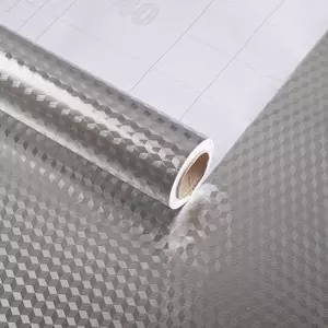 Chịu Nhiệt Độ Cao Bếp Bếp Chống Dầu Miếng Dán Tủ Chống Thấm Nước Khói Dán Tường Chống Ẩm Lá Nhôm Tinfoil Tự Dính Dày