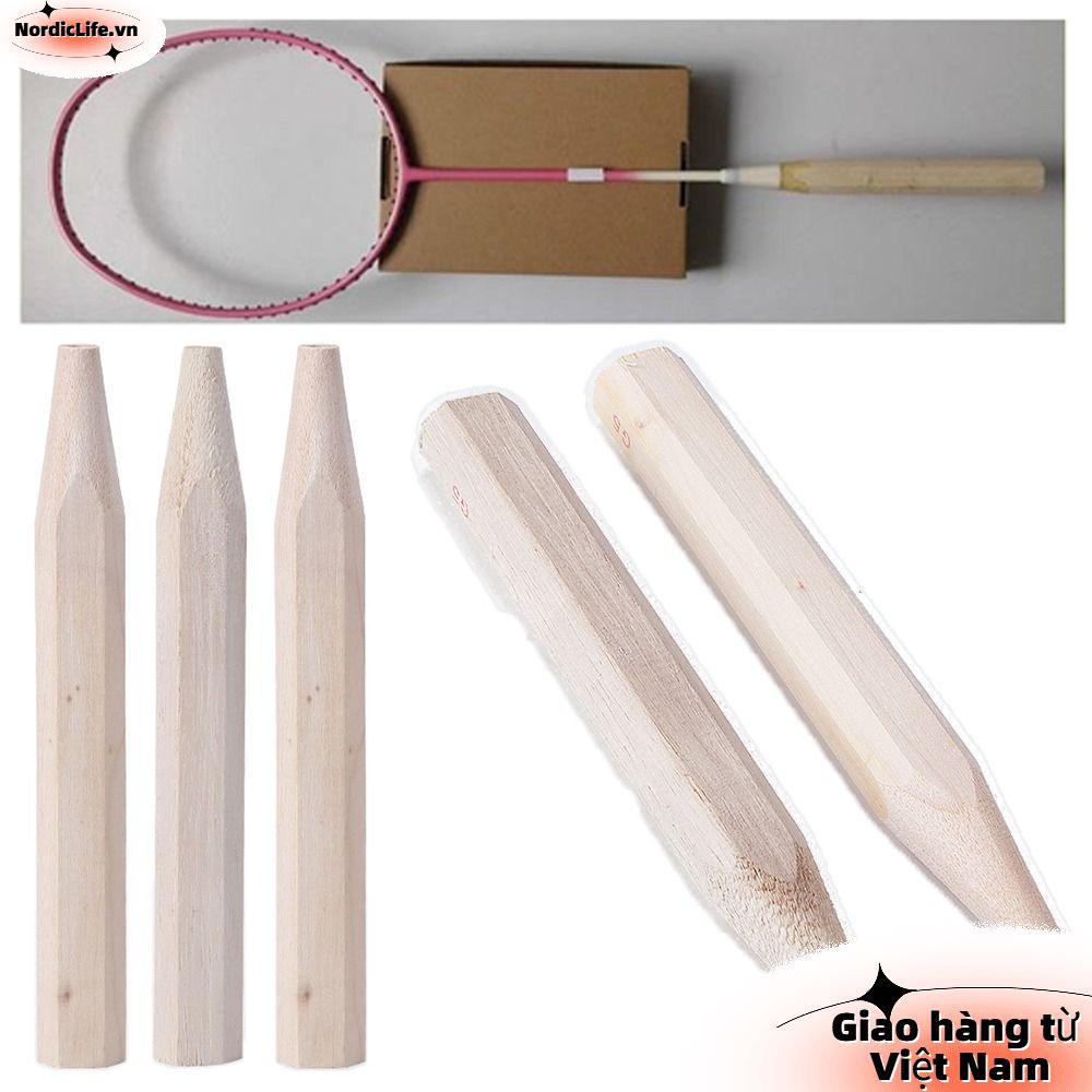 Tay cầm cầu lông NORDICLIFE, Tay cầm vợt cầu lông bằng gỗ G5 G6, Thiết bị đồ dùng thể thao sáng tạo Cố định tay cầm bằng gỗ Thể thao