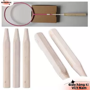 Tay cầm cầu lông NORDICLIFE, Tay cầm vợt cầu lông bằng gỗ G5 G6, Thiết bị đồ dùng thể thao sáng tạo Cố định tay cầm bằng gỗ Thể thao