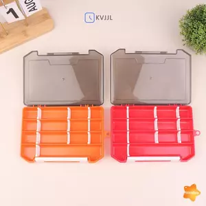 Hộp số câu cá một lớp Hộp mồi di động Mồi giả Hộp mồi mềm Phụ kiện Hộp cung cấp các bộ phận Hộp lưu trữ Hộp công cụ mới