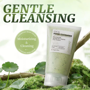 CICA MASK CLEANSER Centella Asiatica Dưỡng Ẩm Dưỡng Ẩm Sâu Làm Sạch MẶT NẠ Kem