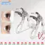 Dụng cụ uốn mi EBINLANDS có lược, Kẹp uốn mi trang điểm mỹ phẩm, Phụ kiện chuyên nghiệp Dụng cụ làm đẹp Lông mi Dụng cụ trang điểm làm đẹp Trang điểm lông mi
