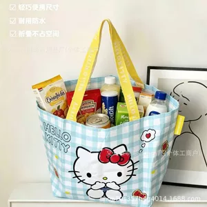 Túi dệt Sanrio Túi mua sắm di động IKEA Phim hoạt hình có thể giữ một vai tại khuôn viên 26.5.15