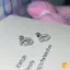 Bông tai hình cánh bạc sáng bóng dành cho nữ Trang sức sang trọng hợp thời trang Quà tặng thanh lịch cho kỷ niệm mới
