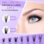 Bộ nối mi 14 hàng Lash Clusters Kit với Lash Bond và Seal Nhíp để tự ứng dụng tại nhà