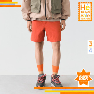 3PhầnTư - Quần Short Nam Nữ Phối Lưng Dây Rút Vải Taslan Dù Gió Thoáng Khí - BSHM24007