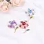 PNPIA- Sáng Tạo Văn Học Hydrangea Thực Vật Hoa Thổ Cẩm Nữ Phương Tây Pin Áo Len Thổ Cẩm Phụ Kiện Trang Sức