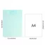 Clipboard GETVOW A4, có khe cắm bút Giấy viết màu Morandi, Hộp đựng tài liệu chống nước PP dành cho học sinh