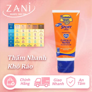 Banana Boat Kem Chống Nắng – Chống Nắng Hiệu Quả, Phù Hợp Hoạt Động Ngoài Trời