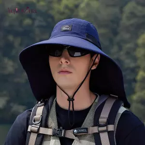 AqToCna Qui Khô Người Cá Mũ Unisex Chống Tia UV Ne Flap Chống Gió Mũ Chống Nắng Cho Thể Thao Ngoài Trời AqToCna