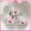 MYPANDA 10 cái / bộ Mặt dây chuyền ngựa chạy bộ dễ thương để làm đồ trang sức Phát hiện động vật bằng nhựa Kawaii Charms Flatba Diy Bông tai.