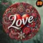HELLOYOUNG Trang trí nghệ thuật treo tường bằng kim loại cho phòng khách, Trang trí tròn mộc mạc, Quà tặng Valentine khách sạn tại nhà