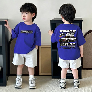 (Từ 1-12 tuổi) Áo thun ngắn tay cho trẻ em, 100% cotton, chủ đề xe đua AE86 JDM, phong cách Hàn Quốc.
