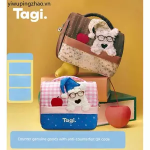 Tagi. Tagi.Haha Puppy Good Night Dễ Thương Dung Tích Lớn Túi Bảo Quản Di Động Vệ Sinh Túi Bảo Quản Túi Đựng Mỹ Phẩm Túi Xách