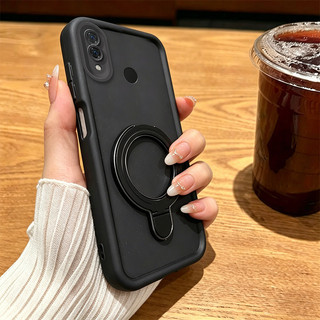 PBZZ Ốp Lưng Cho redmi Note 7 pro Note 7 Vỏ Điện Thoại Vỏ Mềm Silicon Chống Sốc Thiết Kế Mới Thẩm Mỹ Có Giá Đỡ Cho Nam Đen JTUZJ3