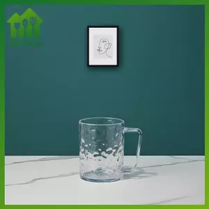 SWEET Bàn chải đánh răng trong suốt Cốc nhựa có tay cầm thoải mái Giá đỡ dung tích lớn để lưu trữ phòng tắm gia đình n