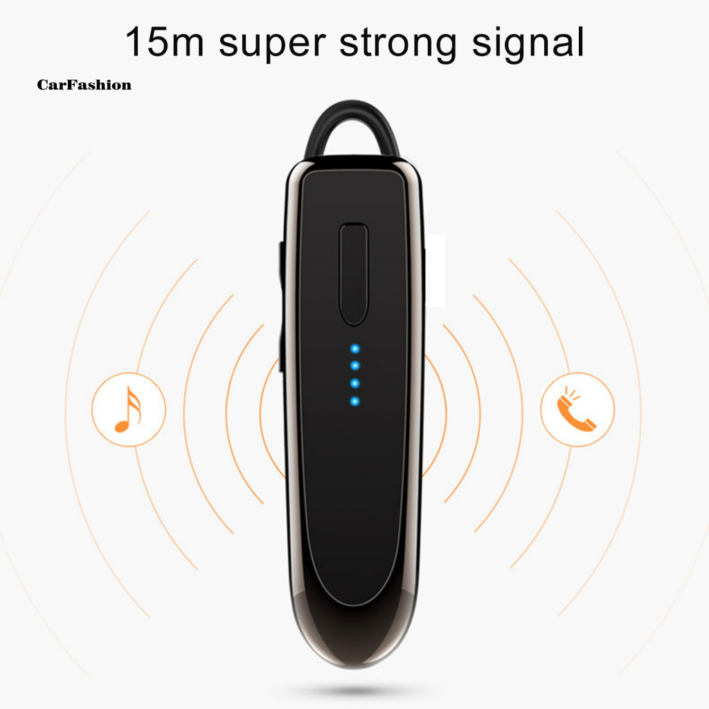 < CarFashion > Tai nghe sạc không dây 50 tương thích Bluetooth K23 có chức năng giọng nói cho điện thoại
