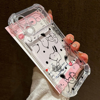 Ốp Điện Thoại Snoopy Dễ Thương Cho OPPO A6 A3 Pro A5 A3X A5X A57 A77S A78 A58 A60 A5S Reno 8T 5G Vỏ Điện Thoại Di Động Túi Khí Góc Bảo Vệ Camera Silicon Sang Trọng