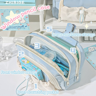 Kawaii Hộp Đựng Bút Chì Dung Tích Lớn Dễ Thương Hộp Đựng Bút Chì Ins Phong Cách Văn Phòng Phẩm Túi Bảo Quản Trường Văn Phòng Phẩm Vật Dụng