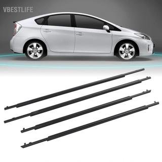VBESTLIFE 75720?47021 Cửa sổ bên ngoài ô tô chống gió có độ bền cao Dải thời tiết cao su cho Prius 2010 đến 2015