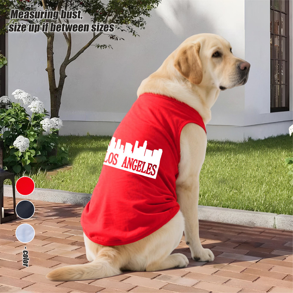 Áo vest chó lớn 3XL-6XL, thiết kế in hình hợp thời trang và sáng tạo, Vải thoải mái, Chống nắng, Khả năng thở và khả năng giặt máy Thích hợp cho tất cả các giống chó lớn.