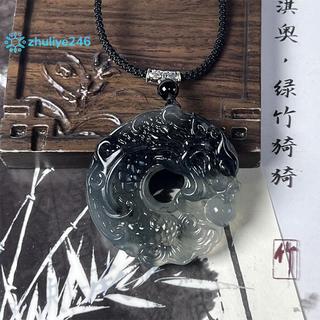 < zhuliye246 > Vòng cổ mặt dây chuyền rồng Phượng hoàng phong cách Trung Quốc dành cho nữ Cô gái May mắn Trừ tà tà tà tà linh an toàn Vòng cổ quyến rũ tốt lành