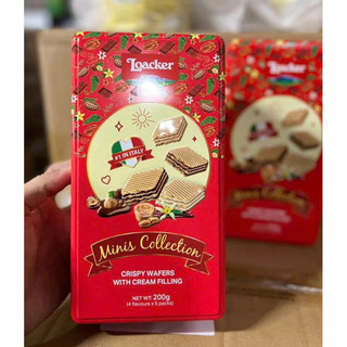 Bánh Kem Xốp Loacker Minis Selection Nhập Khẩu Ý 200g, 4 Vị Giòn Xốp Thơm Ngon