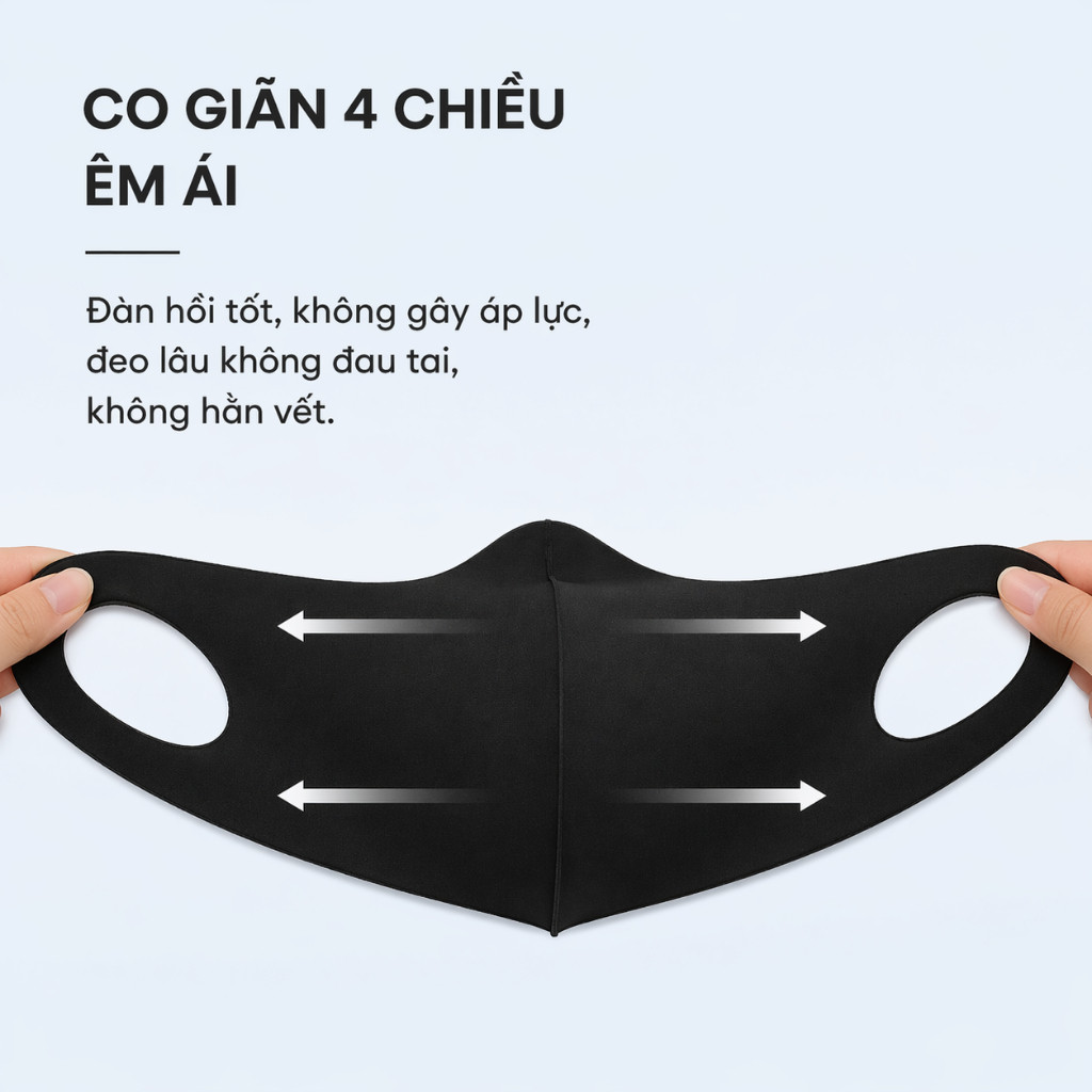 [Giá mở bán] Khẩu trang Unicare Anti UV Cool Mask, khẩu trang chống tia UV  vải mát lạnh mềm mịn - Hàng chính hãng