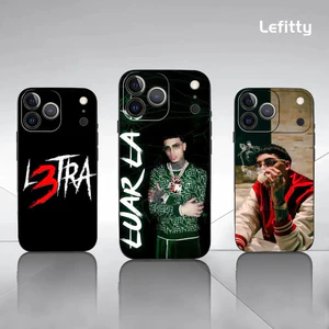 TP-1 Rapper L-Luar La L Ốp Lưng Điện Thoại IPhone 17 16 15 14 13 12 11 Pro Max Plus Mini Đen Mờ Vỏ Mềm Funda