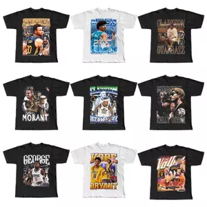 Áo Thun Planet Jersey Ba Bóng Curry Booker Morante Ulei Tay Ngắn Cổ Điển Mỹ